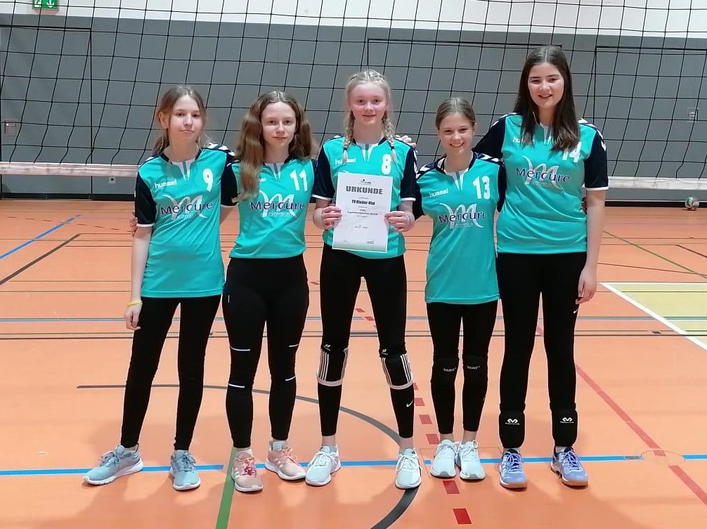 Unsere u15-Mädels auf Platz 5 !